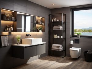 bathroom with accessories