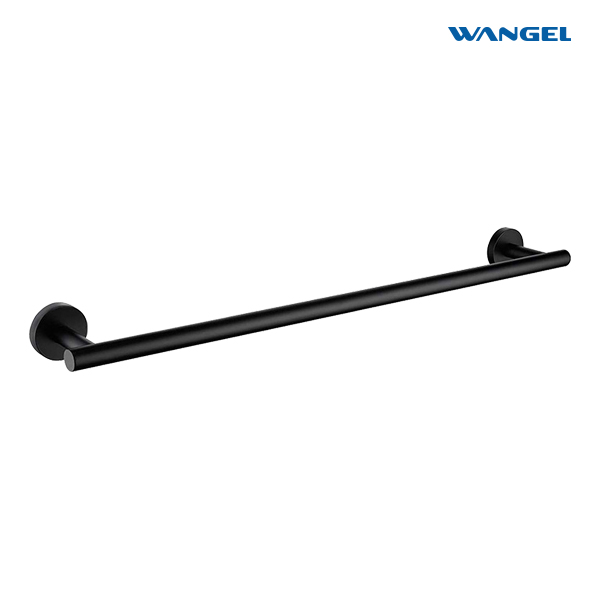 High quality matte black bathroom accessories Wall mounted towel rack SUS304 Towel rack