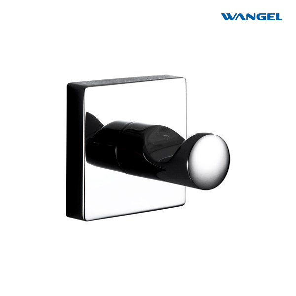 Sanitary Ware  Bathroom Accessory Zinc Single Towel Hook Bath Robe Hooks