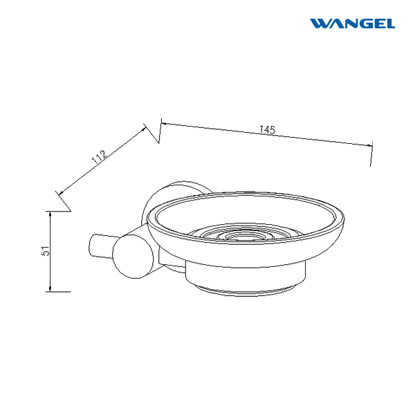Wall Mounted Soap Holder Soap Rack for Bathroom - 图片 2