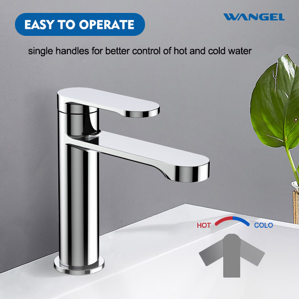 High Quality Countertop-Mounted Installation Chrome Plated/Matte Black Single Handle Basin Faucet - 图片 4