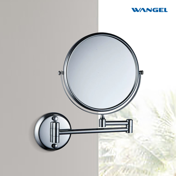 Wall-mounted double-sided 360-degree rotating makeup shaving 3X+5X+7X+10X magnifying bathroom mirror - 图片 2