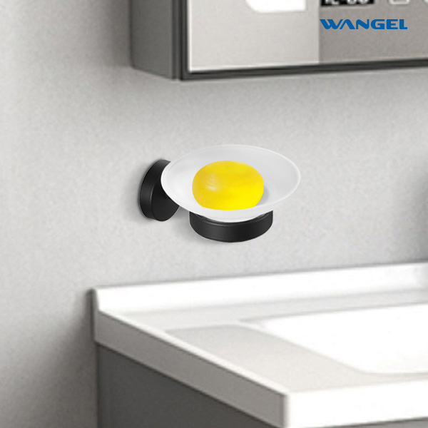 Modern stainless steel soap holder for hotel showers - 图片 4