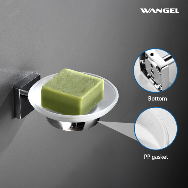 High Quality Durable Single Soap Dish Non Slip Design Easy to Clean for Bathroom Kitchen or Travel Use - 图片 6