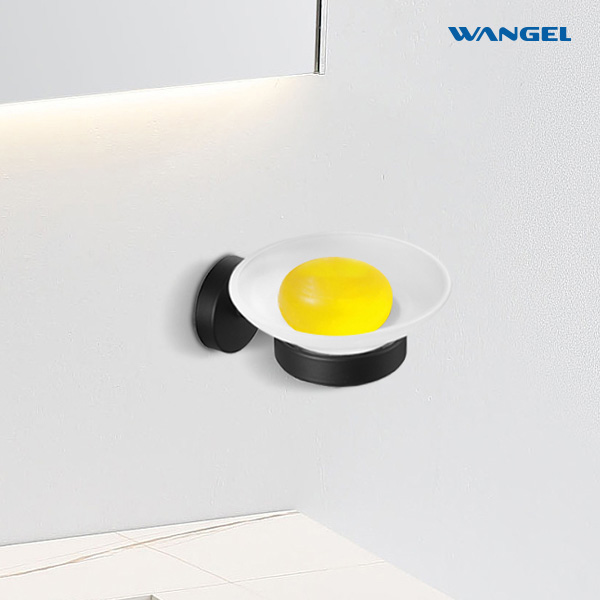 Modern stainless steel soap holder for hotel showers - 图片 5