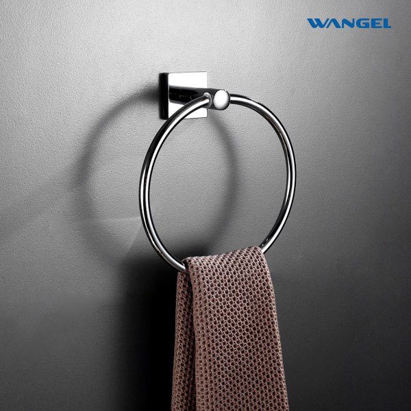 Bathroom Hardware Accessories Hotel Towel Ring Economic Stainless Steel Bathroom Round Best Price - 图片 6