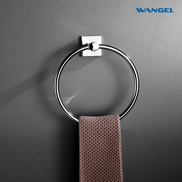 Bathroom Hardware Accessories Hotel Towel Ring Economic Stainless Steel Bathroom Round Best Price - 图片 7