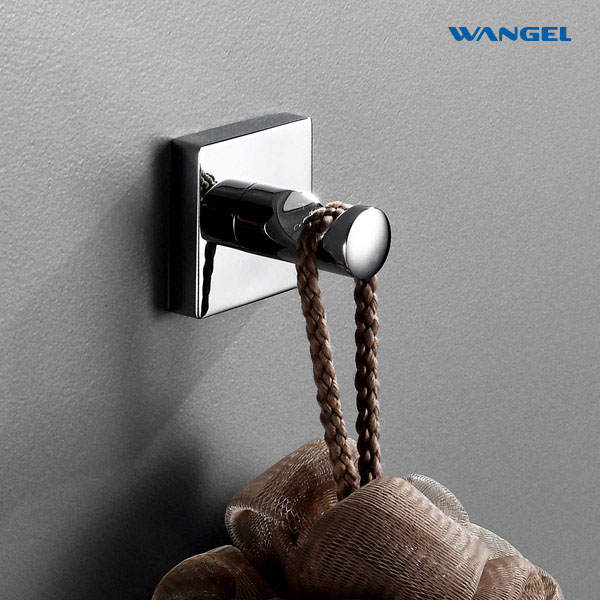 Sanitary Ware Bathroom Accessory Zinc Single Towel Hook Bath Robe Hooks - 图片 7