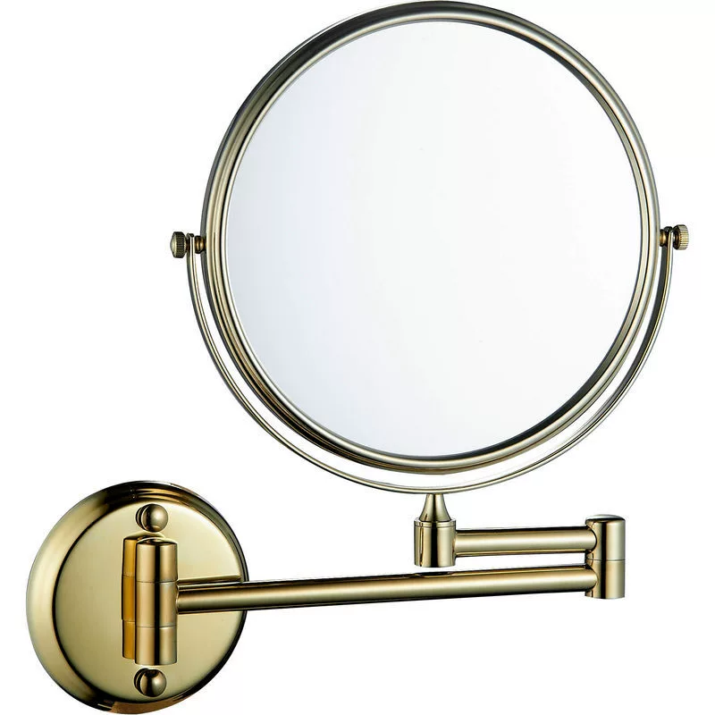 Wall-mounted double-sided 360-degree rotating makeup shaving 3X+5X+7X+10X magnifying bathroom mirror - 图片 5
