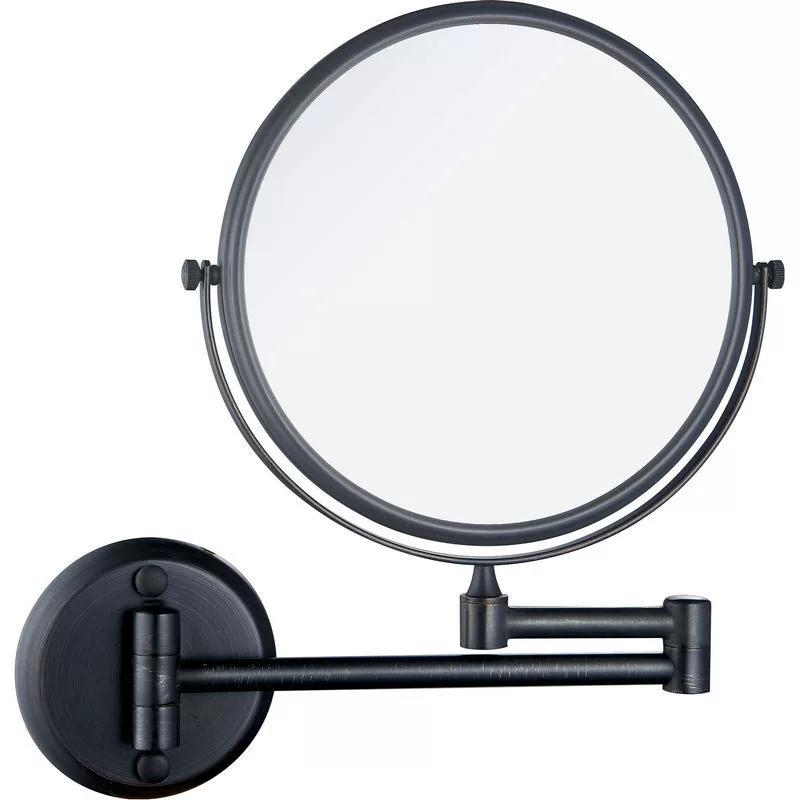 Wall-mounted double-sided 360-degree rotating makeup shaving 3X+5X+7X+10X magnifying bathroom mirror - 图片 6