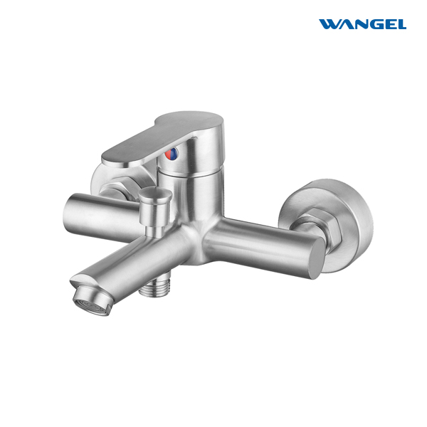 Stainless Steel 304 High Quality Wall-Mounted Installation Bath Faucet with Shower Set