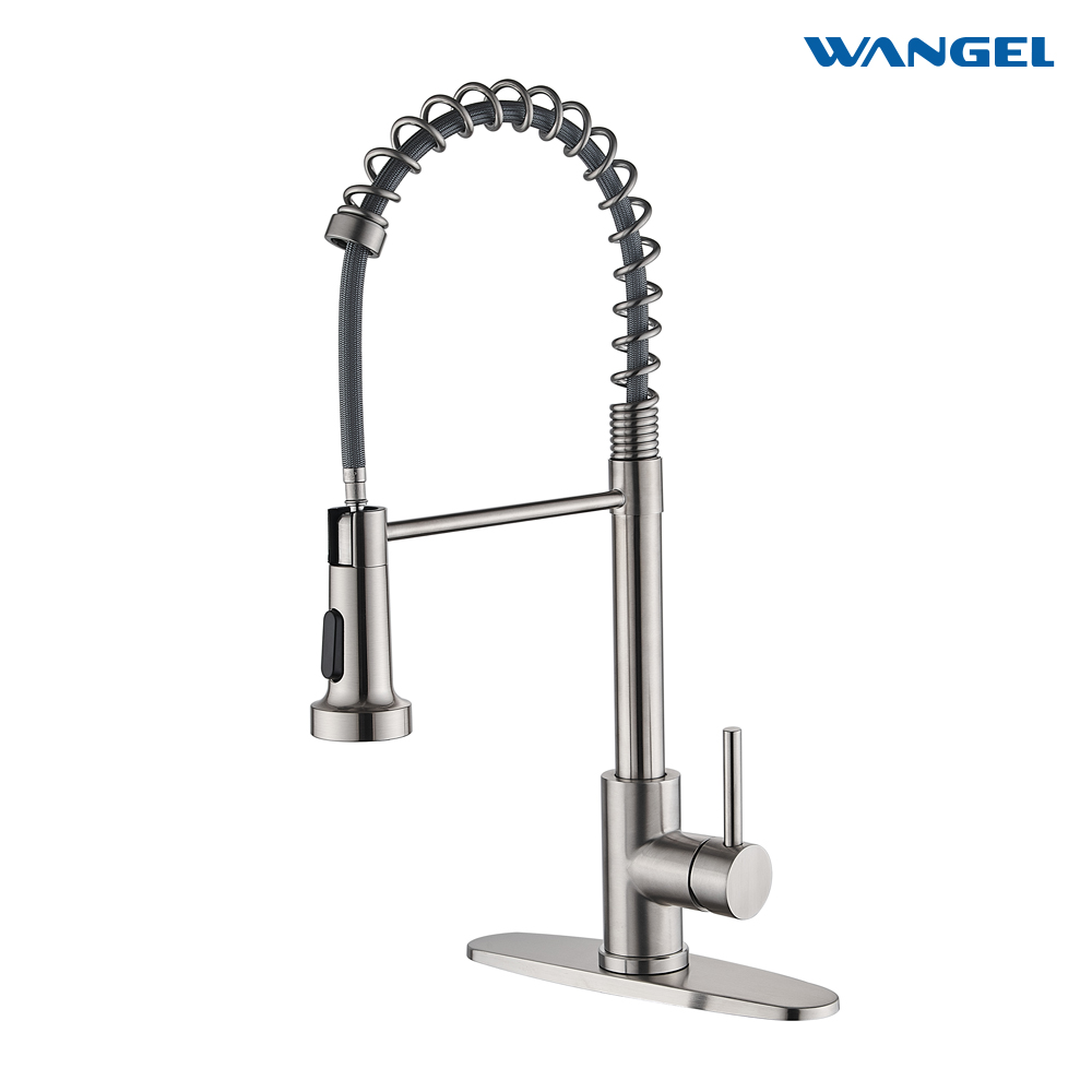 Pull-Down Single Handle Kitchen Sink Filter Water Faucet for Reverse Osmosis or Water Filtration System in Spot-Free Stainless Steel