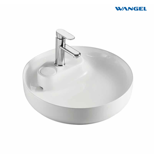 Hot selling new design Rounded Table Top Mount Ceramic Basins