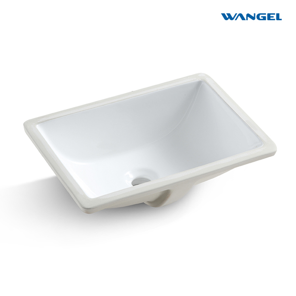 High-quality modern bathroom ceramic washbasin rectangular