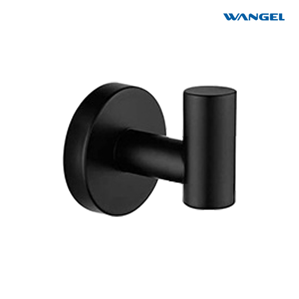 SUS304 Stainless Steel Kitchen Bathroom Towel Holder, Round Robe Hook Wall Mounted