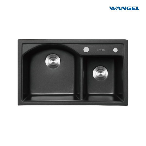 Modern kitchen design quartz stone sink quality cut quartz kitchen sink