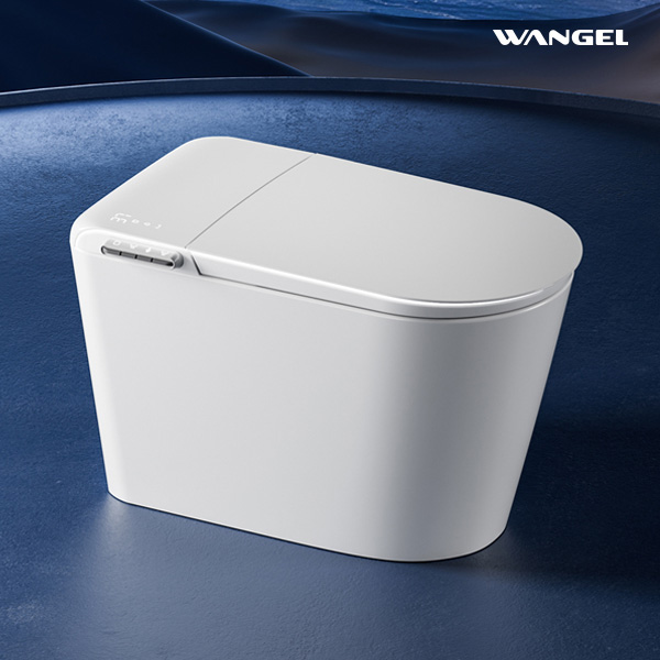 Smart Bidet Toilet, Smart Toilet with Bidet Built in, Pump-assisted Flush, Foot Sensor Operation, Warm Water, Heated Seat, Air Dryer, Digital Display - 图片 2