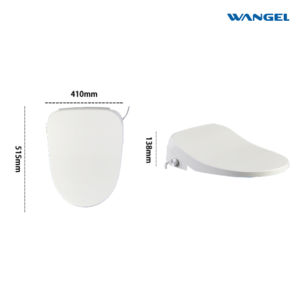 Hot Sale Electronic Seat Heating Bidet Warm Cold Water Wash Spray Dry Smart Toilet Seat Cover for Home Use - 图片 4