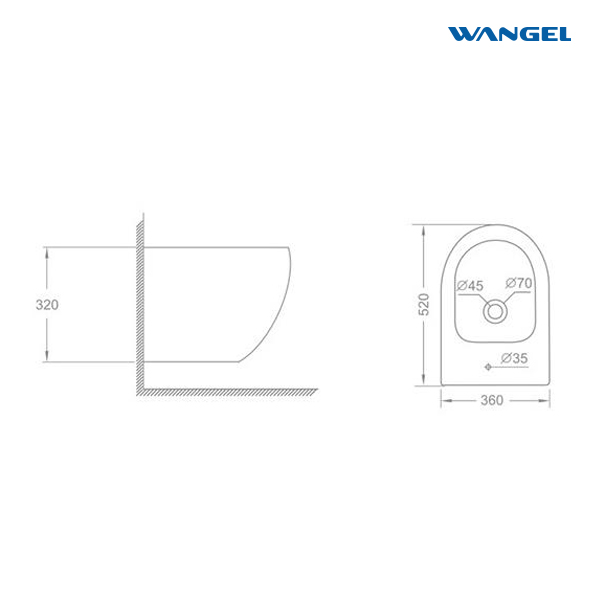 Luxury Ceramic Bidet Toilet Modern Design Style Water Type - 图片 7