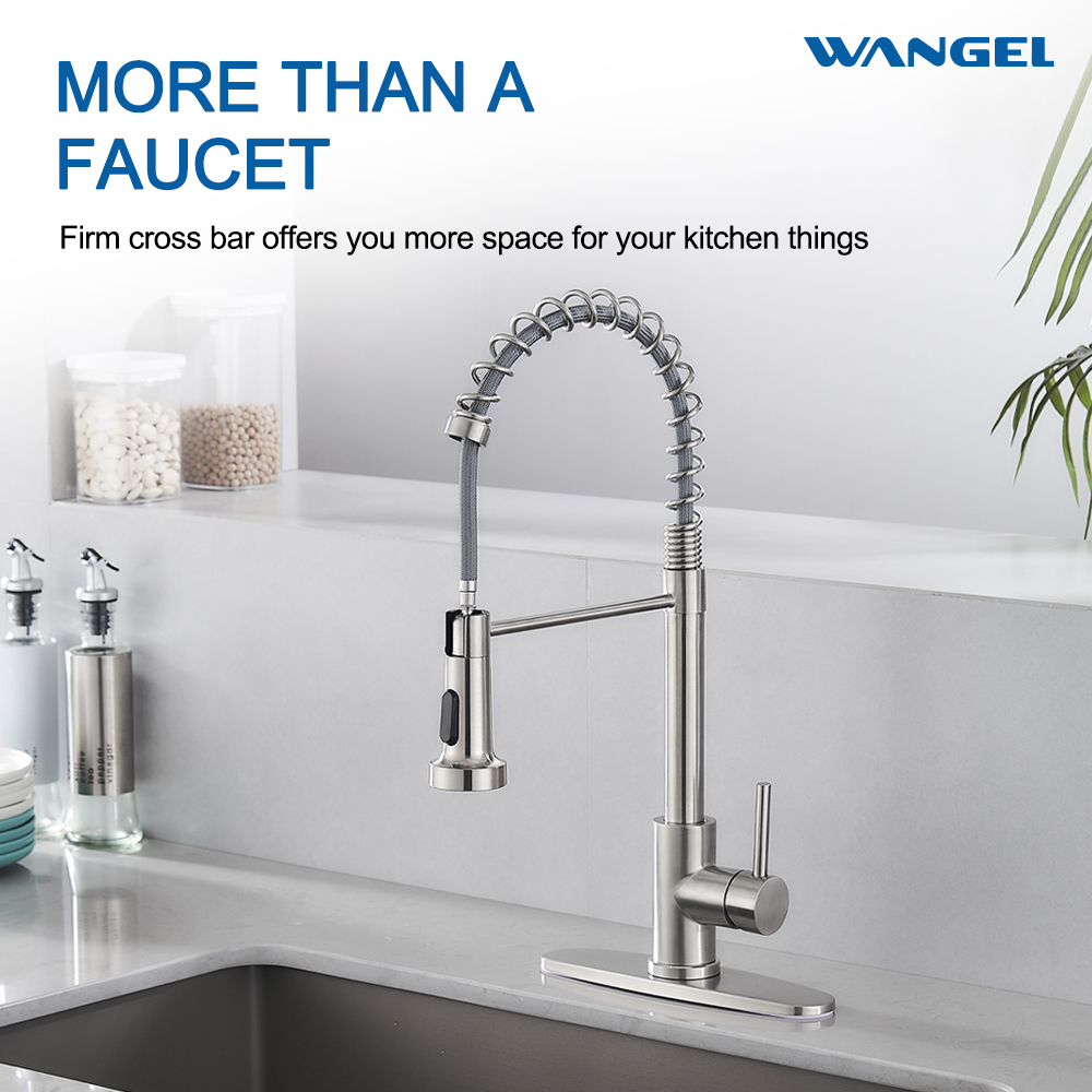 Pull-Down Single Handle Kitchen Sink Filter Water Faucet for Reverse Osmosis or Water Filtration System in Spot-Free Stainless Steel - 图片 5