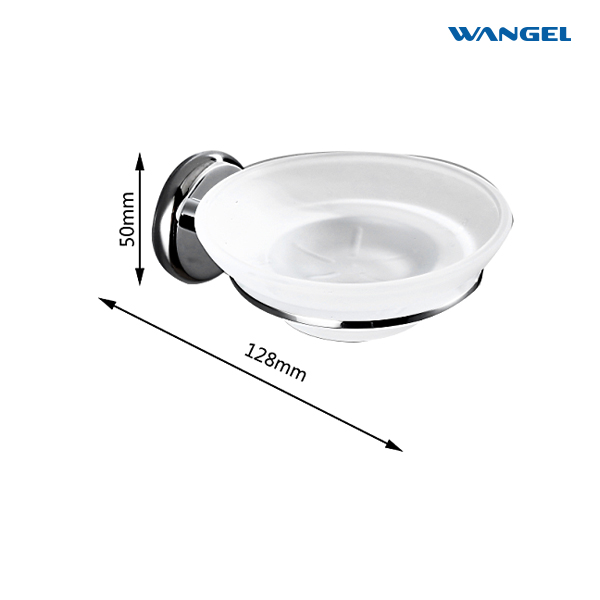 Wall Mounted Soap Dish with Brass Finish chrome Handmade Shinny Polished Soap Holder for Bathroom Shower Use - 图片 4