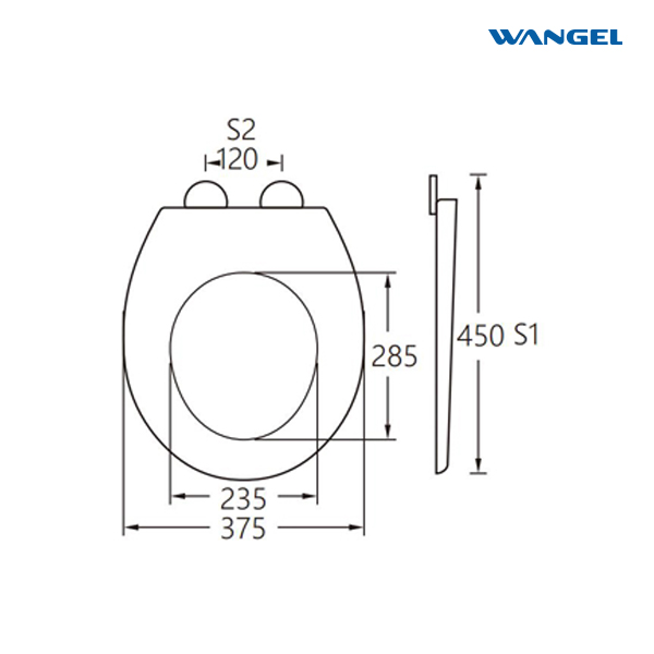High Quality Durable PP Plastic Material Modern Style Design Open Front Round U-Shape Toilet Seat Cover - 图片 2