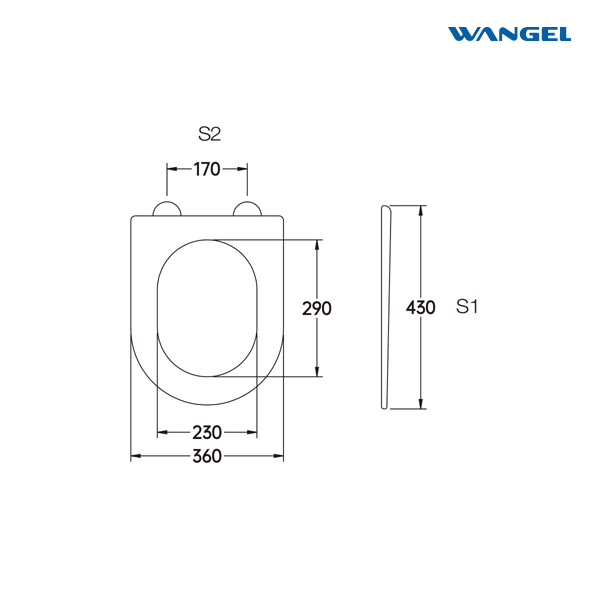 High Quality Durable PP Plastic Modern Style Design Open Front Round U-Shape Toilet Seat Cover - 图片 2