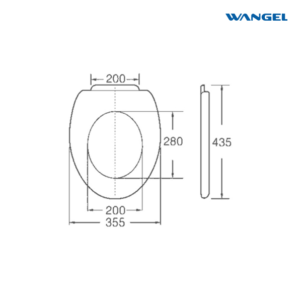 Modern Style Design High Quality Durable PP Plastic Material Toilet U-Shape Open Front Toilet Seat Cover - 图片 2