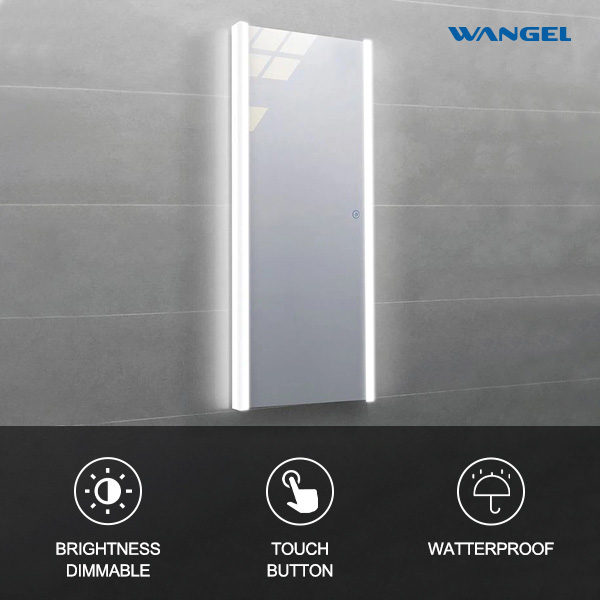 Energy-Saving Modern Style Design High Quality Touch Sensor Large Bathroom Mirror Full Length Dressing Mirror - 图片 2