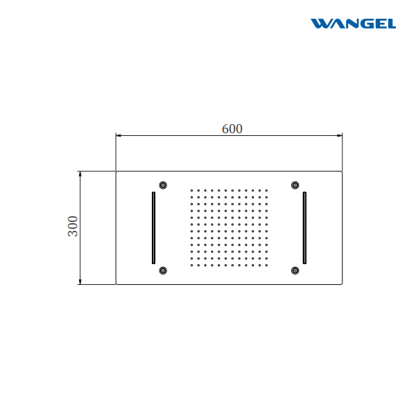 Modern Style Design High Quality High Pressure Rain/Waterfall/Rain&Waterfall Three Function Luxury Engineering Shower Head - 图片 3