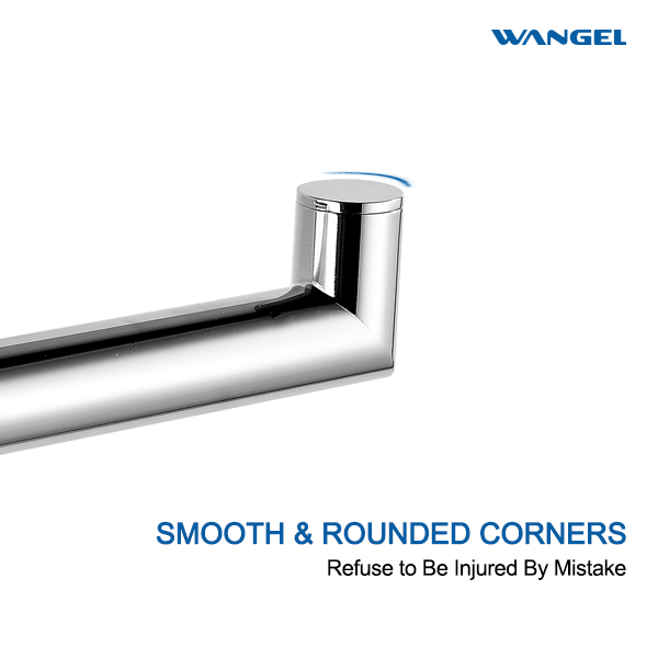 Modern style High quality bathroom accessories Wall mounted single pole paper towel holder - 图片 4