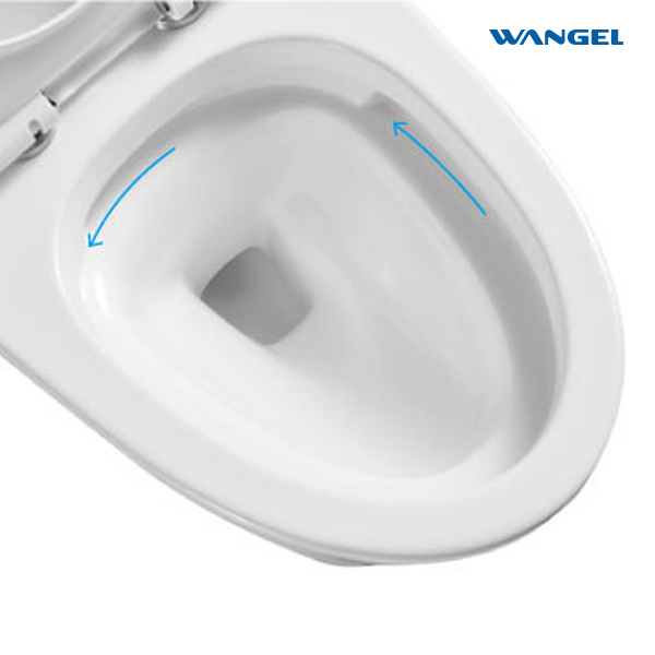Bathroom Ceramic Chinese WC Toilet Bowl One-piece Toilet - 图片 2