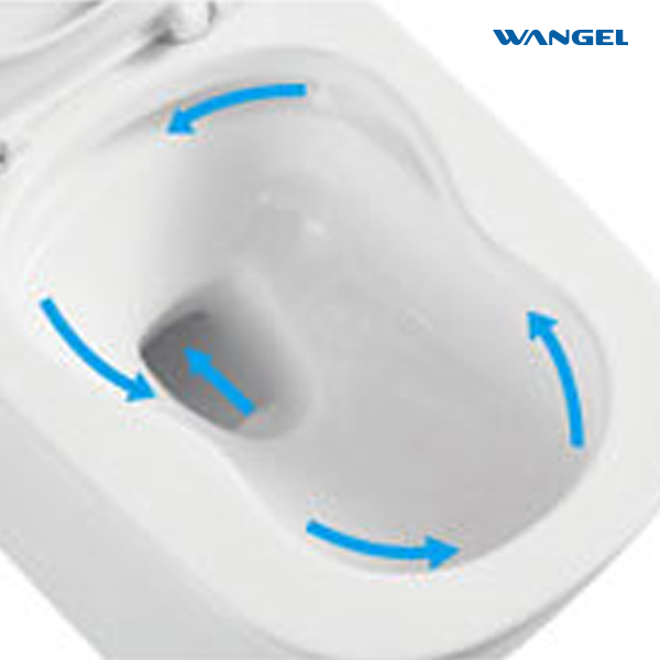 Bathroom Floor Mounted Ceramic Siphonic Water Closet Toilets Modern One Piece Toilet - 图片 2
