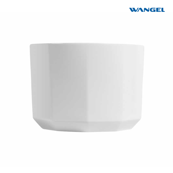 Modern style bathroom furniture, ceramic sink, cylindrical countertop, washbasin