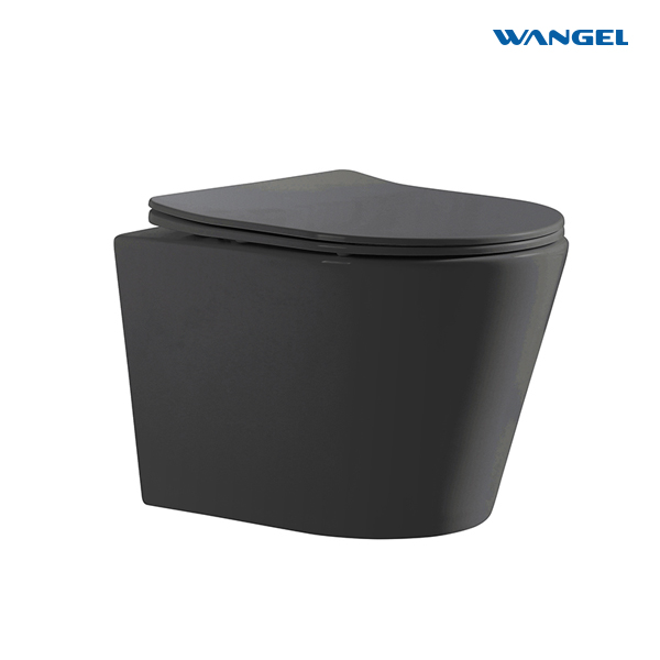Modern Washroom Luxury Floor Mounted Water Spray Toilet Seat Cover Bowl Seat With Tank - 图片 2