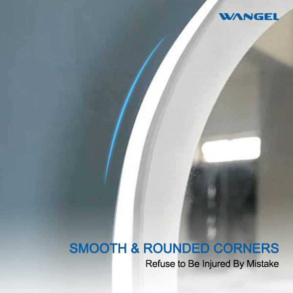 Elegant Modern Style Design High Quality Touch Sensor Light Colour Adjust LED Smart Mirror - 图片 3