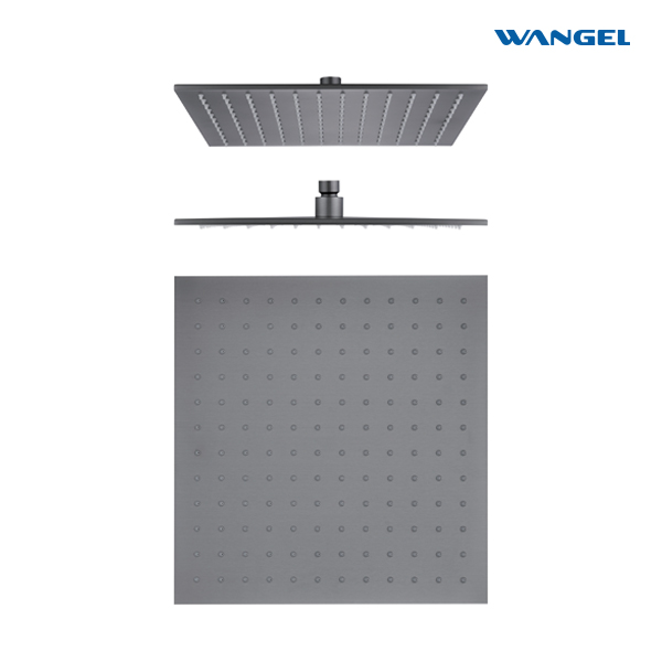 Durable High Quality Elegant SUS304 Stainless Steel Optional Size Customized Color Square 5.5mm Shower Head - 图片 4