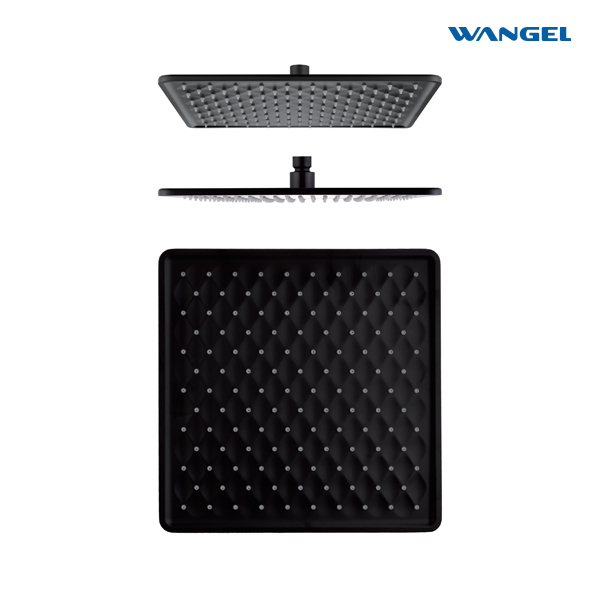 Luxury High Quality Elegant Modern Style Design Optional Size Customized Color Square Patterned Shower Head - 图片 4
