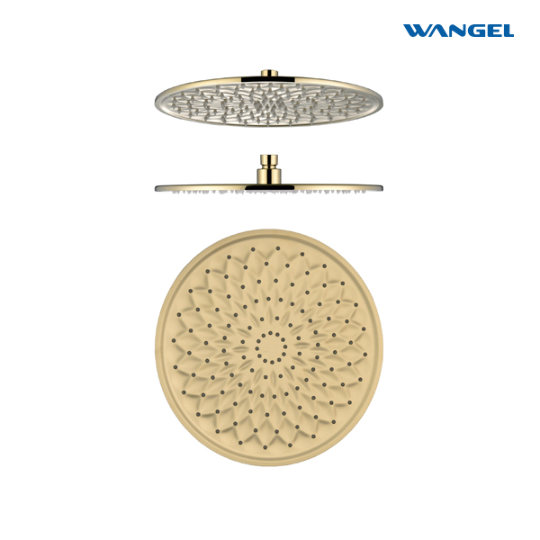 Luxury High Quality Elegant Modern Style Design Optional Size Customized Color Circular Patterned Shower Head - 图片 4
