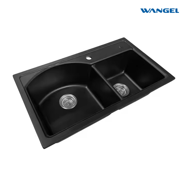 Modern kitchen design quartz stone sink quality cut quartz kitchen sink - 图片 3