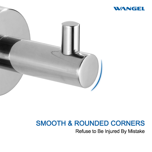 Towel Hooks Coat Hook, Bathroom Hardware Accessories, Robe Hook for Bath, SUS 304 Stainless Steel Wall Hook - 图片 5