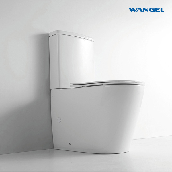 Ceramic Wc Bathroom Toilets Two Piece Toilet Ceramic Wash Down Tow Piece Toilet - 图片 3