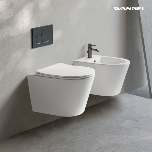 Modern Style Concealed Tank Wall Mounted Toilet Wall Hung Toilet Bowl - 图片 3