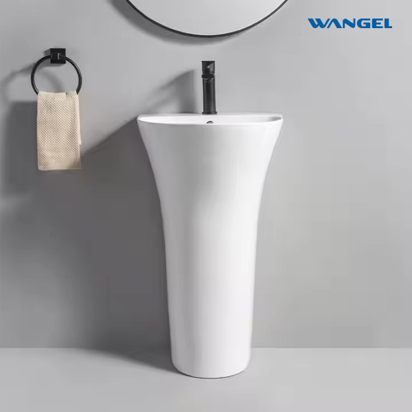 High-quality ceramic bathroom freestand-stand washbasin - 图片 5