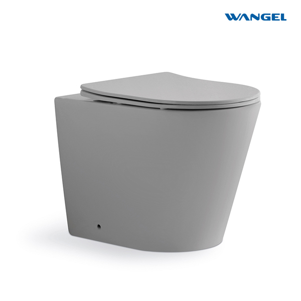 Modern Washroom Luxury Floor Mounted Water Spray Toilet Seat Cover Bowl Seat With Tank - 图片 3
