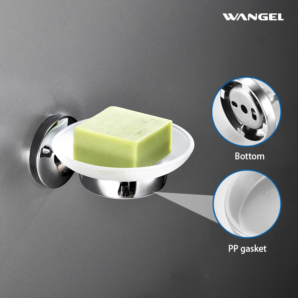 New Design Bathroom and Kitchen Zinc Alloy Wall Mounted Soap Dish - 图片 9