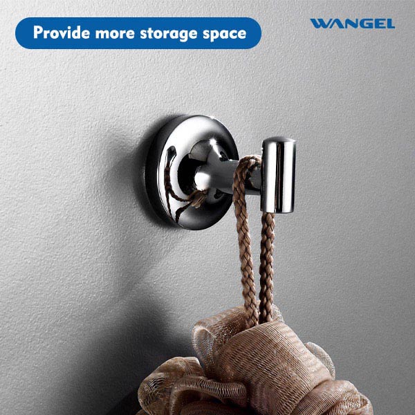 Bathroom Towel Hook Wall Organisation Zinc Alloy Metal Coat Robe Hooks - 图片 8