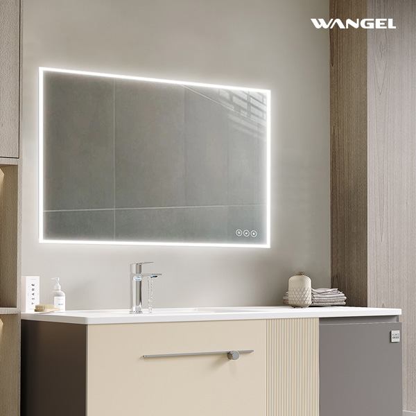 Modern Style Design Elegant Bathroom Touch Sensor Backlit Mirror - 图片 4