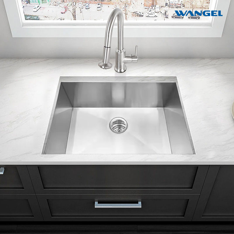 32/31/30 Inch Undermount Kitchen Sink 304 Stainless Steel Deep Single Bowl Rectangular Handmade Sinks - 图片 4