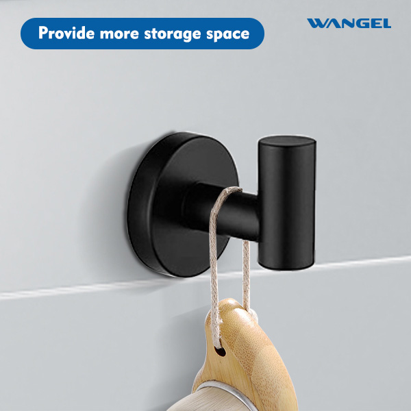 Stainless steel 304 wall-mounted coat and hat hook Bathroom towel hook robe hook - 图片 5